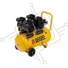 Компрессор безмасл. малошумный DLP -3000/50, 3 кВт, 2х1,5 кВт,50 л, 2850 об/мин,500 л/мин Denzel