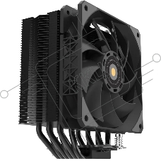 Кулер для процессора Alseye S120-H6 черный, 120 мм, алюминий/медь, 2000 об/мин, 33.2 дБ, 4 pin, 230 Вт, 153 мм