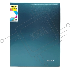 Папка с 80 прозр.вклад. Silwerhof Perlen 292981-75 A4 1мм карман зеленый металлик