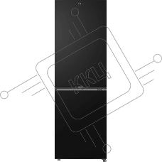 Холодильник Candy CFN6185B черный двухкамерный 207/91 л морозилка снизу, No Frost