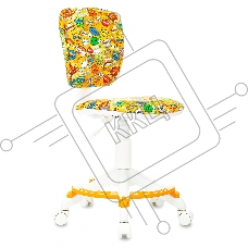 Кресло детское Бюрократ CH-W204/F оранжевый бэнг крестовина пластик подст.для ног пластик белый Кресло детское Бюрократ CH-W204/F оранжевый бэнг крестовина пластик подст.для ног пластик белый