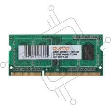 Оперативная память QUMO, DDR3, 4GB (1x4GB), 1600 MHz, CL11, SO-DIMM