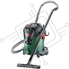 Строительный пылесос Bosch AdvancedVac20 зеленый, 300/1200 Вт, уборка сухая/влажная, пылесборник мешок/контейнер, 20 л