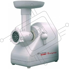 Мясорубка электрическая Белвар Помощница КЭМ-П2У 304-01 белый, 1800 Вт, 0.4 кг/мин, реверс, насадки - 9