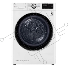 Сушильная машина LG DC90V9V9WN белый, 9 кг, сушка - конденсационная (тепловой насос), программ - 14, 60 x 85 x 61.5 см
