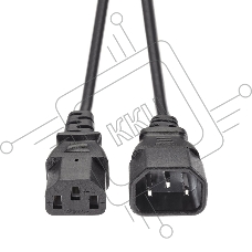 Кабель монитор - компьютер 1.8 метра 220V (UPS -> устройство) VDE 3G*0.5mm QUST(Aopen) ACE001-1.8м