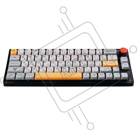 Клавиатура Epomaker TH66 Pro Keyboard Flamingo Black Theory 