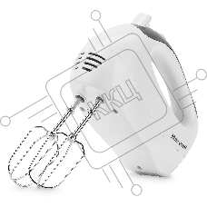 Миксер Maxwell MW-1356(W), 300вт, ручной, белый
