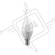 Лампа светодиодная OLL-FC37-6-230-4K-E14-FR | 71621 | ОНЛАЙТ