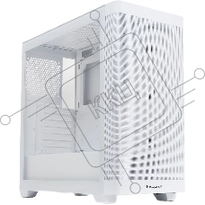 Компьютерный корпус без блока питания HSPD M740, Mesh Mid Tower, белый, TG, 0.6 SPCC, no fans, E-ATX, ATX, mATX, mITX, 170/400/200мм, 4x2.5