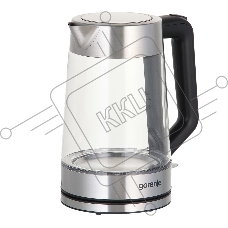 Чайник электрический Gorenje K17GED 1.7л. 2200Вт нержавеющая сталь (корпус: стекло)