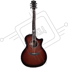 Трансакустическая гитара Kepma G1SE-GA-WA цвет Cherry Burst
