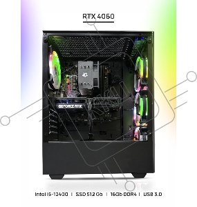 Игровой компьютер IT Premium i5-12400F/16 Gb DDR4/H610/SSD 512 Gb/600W/RTX4060 8Gb/Win10