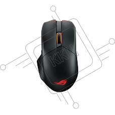 Мышь беспроводная/проводная ASUS P708 ROG CHAKRAM X ORIGIN черный, 36000 dpi, радиоканал, Bluetooth, USB, кнопки - 11