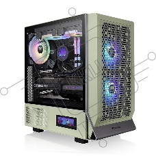 Компьютерный корпус Thermaltake Ceres 300 TG ARGb Matcha зеленый без БП ATX 7x140mm 5x180mm 2xUSB3.0 audio bott PSU