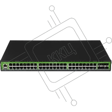 Коммутатор Digma DSW848G-6S+R, 48×1 Гбит/с + 6×10 Гбит/с SFP+, управляемый