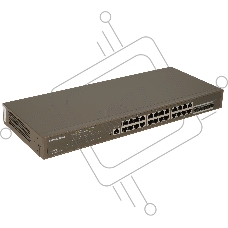 Коммутатор IP-COM G3328F, 24×1 Гбит/с + 4×1 Гбит/с SFP, управляемый