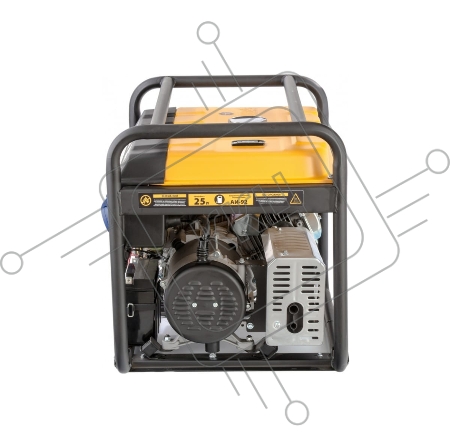 Генератор бензиновый PS-55EA, 5,5 кВт, 230В, 25л, коннектор автоматики, электростартер// Denzel