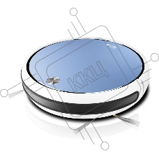 Робот-пылесос Vitek VT-1805 белый/синий, Li-Ion, уборка сухая/влажная, пылесборник контейнер 0.5 л