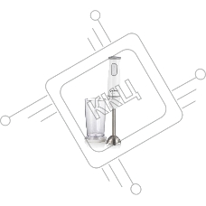 Блендер погружной Gorenje HBC561QW белый
