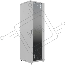 Шкаф коммутационный NTSS Премиум (NTSS-R18U6060GS) напольный 18U 600x600мм пер.дв.стекл металл 900кг серый 510мм 903мм IP20