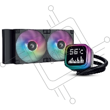 Жидкостная система охлаждения Deepcool LP240 R-LP240-BKMSNC-G-1 черный 120мм алюминий+медь 2400rpm 38.7db 4-pin 300W