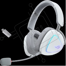 Гарнитура ASUS A701 ROG DELTA II WHT 318g 20 - 20000Hz 3,5мм 2.4GHz BT