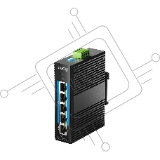 Коммутатор CUDY IF1005P, 5×100 Мбит/с, неуправляемый