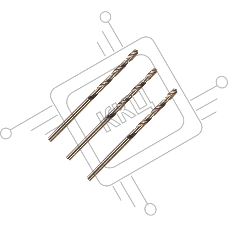 Сверло EDGE by PATRIOT по металлу 3.0 мм, 3 шт в блистере