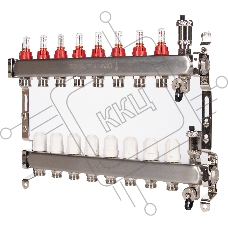 Коллектор Royal Thermo нерж. в сборе с расходомерами 1