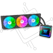 Система жидкостного охлаждения Thermaltake TH360 V3 ARGB Sync AIO черный, 360 мм, 3x120 мм, 500-2500 об/мин, 37.8 дБ, 4 pin PWM, ARGB