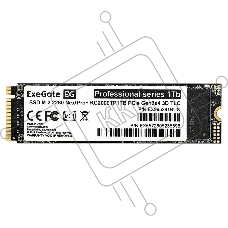 Накопитель SSD EXEGATE NEXTPRO+ KC2000TP1Tb, 1Tb, PCIe 3.0 x4, M.2 2280, NVMe, R/W 1800/1400