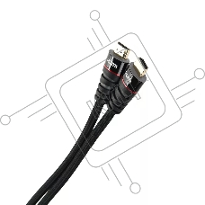 Кабель HDMI 19M/M ver. 2.0 черные коннекторы, 1.8m VCOM <CG526S-B-1.8M> Blister Кабель HDMI 19M/M ver. 2.0 черные коннекторы, 1.8m VCOM <CG526S-B-1.8M> Blister