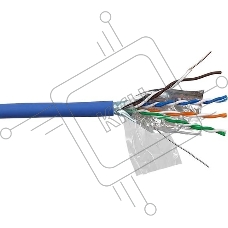 Кабель информационный Lanmaster LAN-5EFTP-LSZH-BL кат.5E F/UTP 4 пары 24AWG LSZH внутренний 305м синий