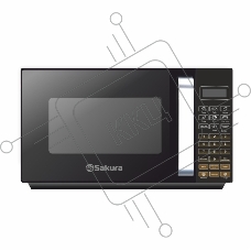 Микроволновая печь Sakura SA-7057BK черный, 20 л, 700 Вт, переключатели - сенсор