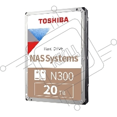 Жесткий диск HDD Toshiba N300 20Tb 7200rpm SATA-III 1024Mb 3.5