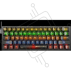 Игровая клавиатура Redragon Fizz прозрачно-чёрная 71737 (USB, +ICE, 61 кл., RGB подсветка)