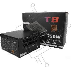 Блок питания Thermalright, 750W 80+ Bronze (ATX, 3.0, PCIe 5.0, Full modular, 1x24(20+4)pin, 2xCPU 8(4+4)pin, 4xPCIe*2 8(6+2)pin, 3xSATA3, 1x12+4pin (12VHPWR PCIe 5.0 12+4pin 600mm), 3xMOLEX4pin, Active, 120x120mm, 150x140x86mm, APFC, black)