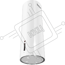 Вытяжка островная Maunfeld Lee Isla 39 белый, 38 см, 1000 куб. м/ч, 52 дБ (sensor)
