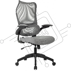Кресло руководителя Бюрократ Sigma 1 серый, сетка/ткань, крестов. пластик Кресло руководителя Бюрократ Sigma 1 серый, сетка/ткань, крестов. пластик