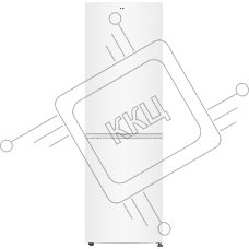 Холодильник Candy CFN6185W белый двухкамерный  207/91 л морозилка снизу, No Frost