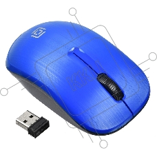 Мышь беспроводная Oklick 525MW голубой, 1000 dpi, радиоканал, USB, кнопки - 3