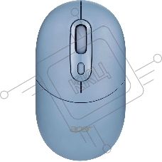 Мышь беспроводная Acer OMR301 синий, 1600 dpi, радиоканал, Bluetooth, USB, кнопки - 4