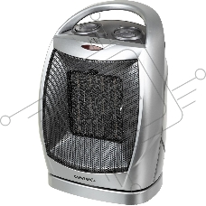 Тепловентилятор Centek CT-6021 серый/черный, 750/1500 Вт, 15 м2, термостат