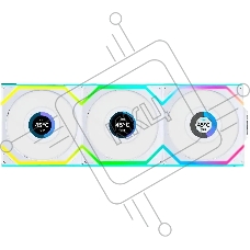 Комплект вентиляторов для корпуса Lian Li Uni Fan SL Wireless 120 LCD ARGB (3 шт.) G99.12SLLCD1W3W.R0 белый, 120 мм, 1900 об/мин, 29.5 дБ, 4 pin