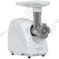 Мясорубка электрическая Аксион М31.03 белый, 1500 Вт, 1.7 кг/мин, реверс, защита от перегрузки, насадки - 4