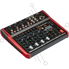Микшерный пульт PROEL PLAYMIX8 8-ми канальный, 24 бит/48 кГц DSP, Bluetooth, медиа-плеер, 4x XLR+1/4
