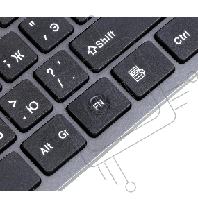 Клавиатура A4Tech  KV-300H серый/черный USB slim