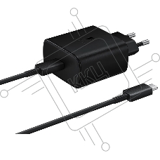 Блок питания (сетевой адаптер) Amperin USB-А, USB-C (YDS-TC045-011) 45W, черный