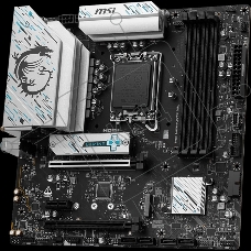 Материнская плата MSI B760M GAMING PLUS WIFI DDR4, LGA1700, Intel B760, 4xDDR4, 4xSATA, 2xM.2, 1xPCIe 4.0 x16, 1xPCIe 4.0 x4, 2xPCIe 3.0 x1, 2xDP, 2xHDMI, 1x2.5Gb LAN, Wi-Fi 6E, Bluetooth 5.3, 4xUSB-A 5Gbps, 6xUSB-A 2.0, 3x3.5 мм, 7.1, mATX